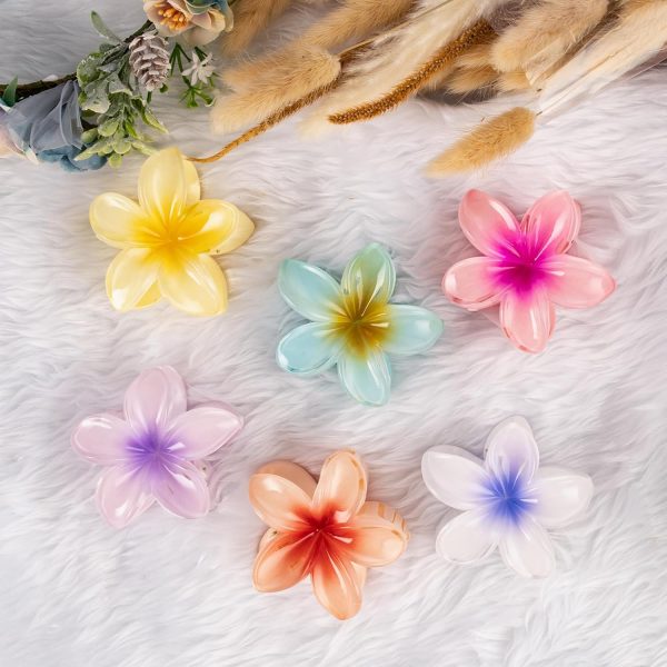 Pack of 3 - Flower Hair Clip Colorful Hair Band For girls & Women