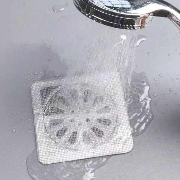 (10pc) Drain Hair Strainer Stickers for Bathtubs, Kitchens & Washbasins