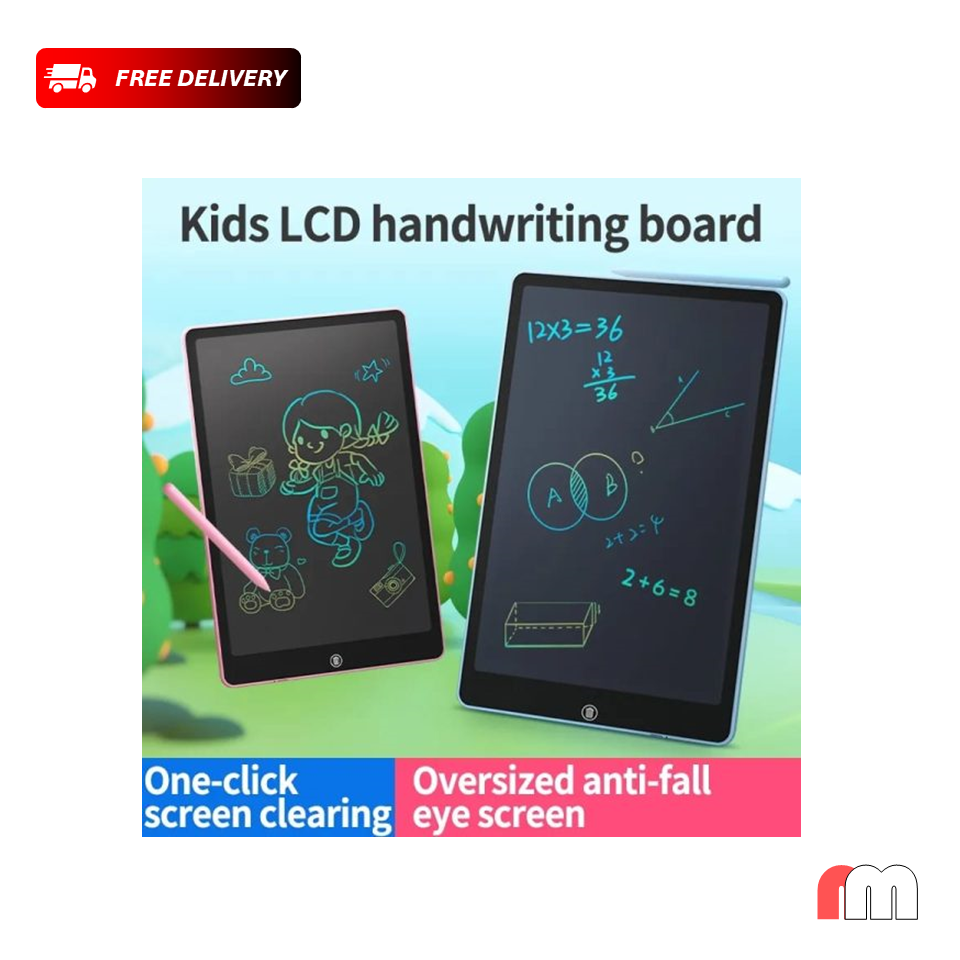 ( 8.5 / 10inch ) - LCD Writing Drawing Tablet | Kids Learning Table - Multi color (Random color)