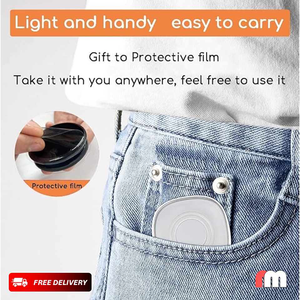Universal Gel Pad, Mobile Holder, All Purpose Double Sided Nano Tape, Mobile Holder for Car (Black and Transparent)