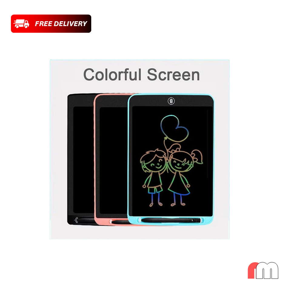 ( 8.5 / 10inch ) - LCD Writing Drawing Tablet | Kids Learning Table - Multi color (Random color)