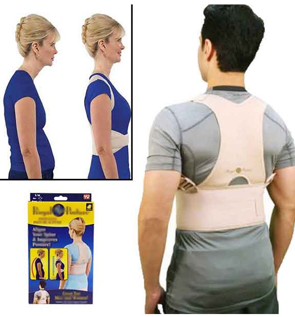 skin color Royal Posturm Spine Support Belt Adjustable Adult Corset Posture Correction Belt Body Health Care magnetic inside