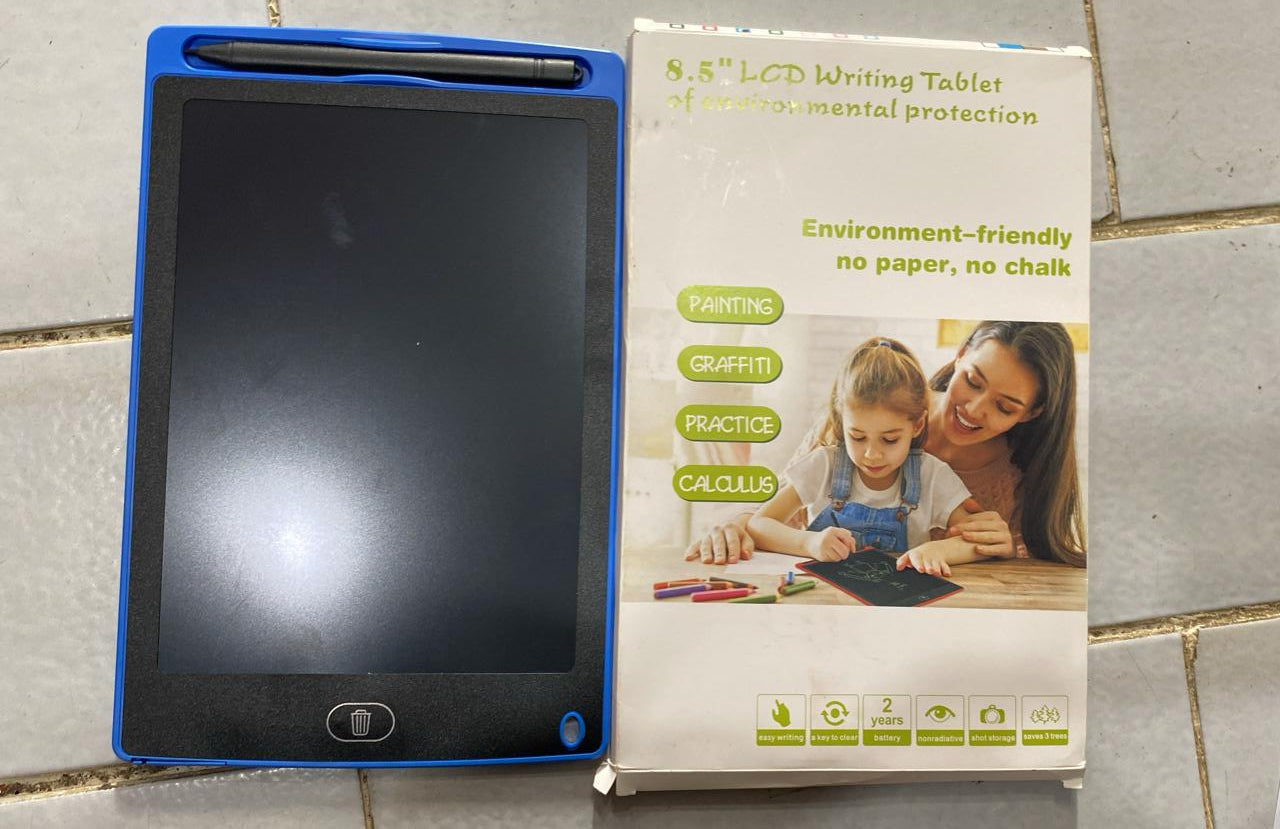 ( 8.5 / 10inch ) - LCD Writing Drawing Tablet | Kids Learning Table - Multi color (Random color)
