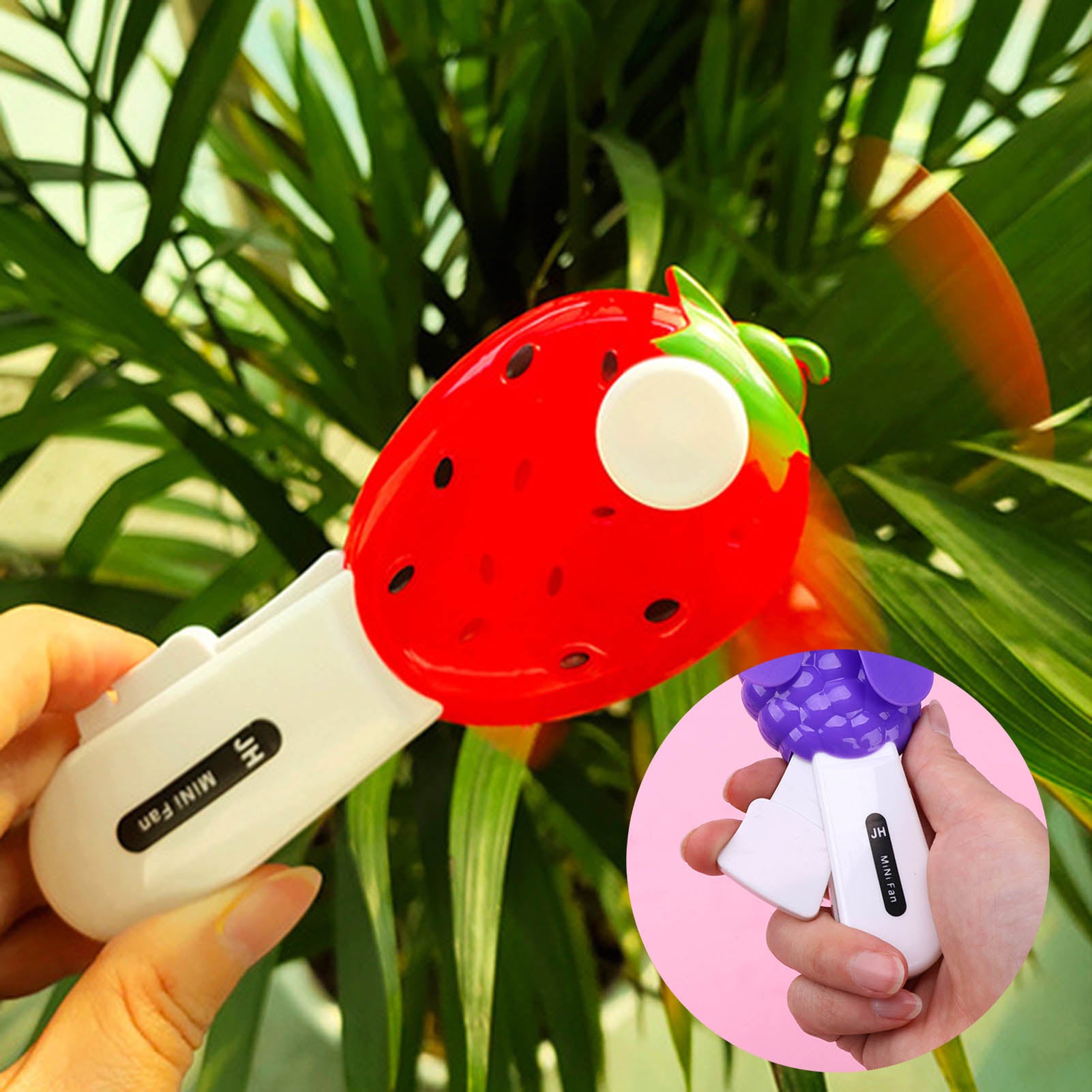 Baby Fan Toy Creative Safe Eco-friendly Baby Fan Toy | Toddler Toys Two Fan Blade Portable Non Electronic Mini Fan (random design)
