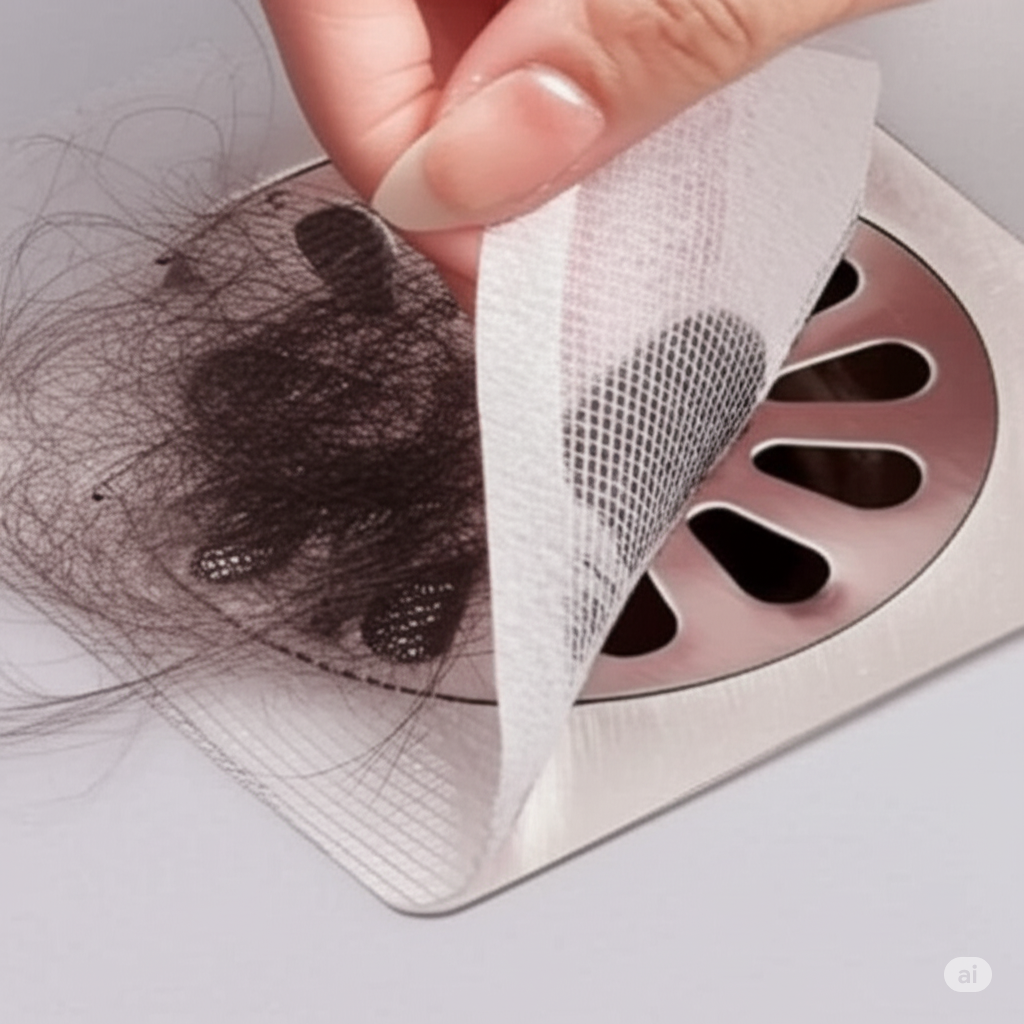 (10pc) Drain Hair Strainer Stickers for Bathtubs, Kitchens & Washbasins