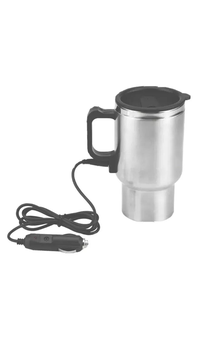 12 Volts 450 ml Heated Travel Mug Coffee /Tea/Soup Cup Car Charging Electric Kettle