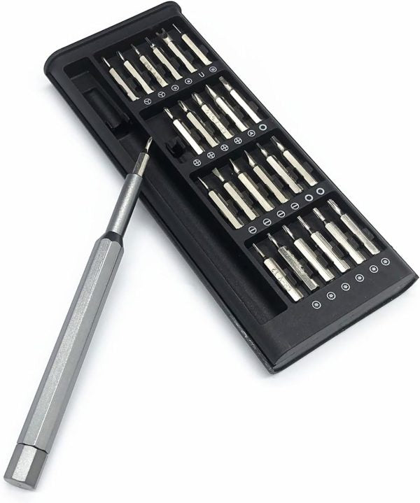 All-in-One Magnetic Precision Screwdriver Kit – 24 Bits for Electronics, Watches & Gadgets