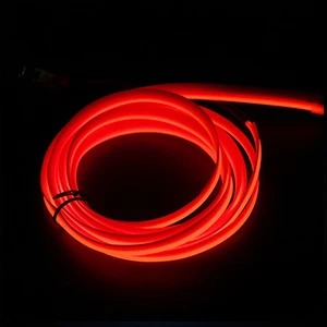 2 Meter RGB Neon LED Strip Light for Car, USB Powered, Multicolor Interior Decoration