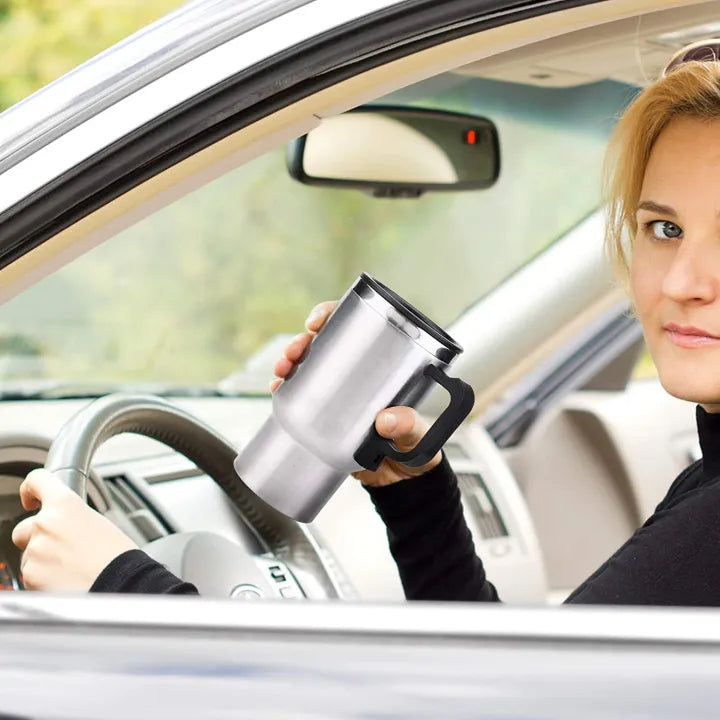 12 Volts 450 ml Heated Travel Mug Coffee /Tea/Soup Cup Car Charging Electric Kettle