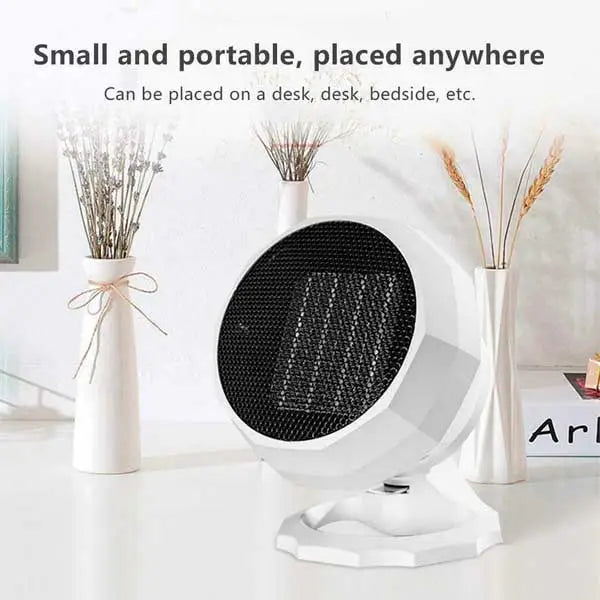 Miniature heater model WG-089..  Flexible 1800W Portable Electric Heater Fan Winter Warm Hot Fan Home Office Winter Warmer(random color )