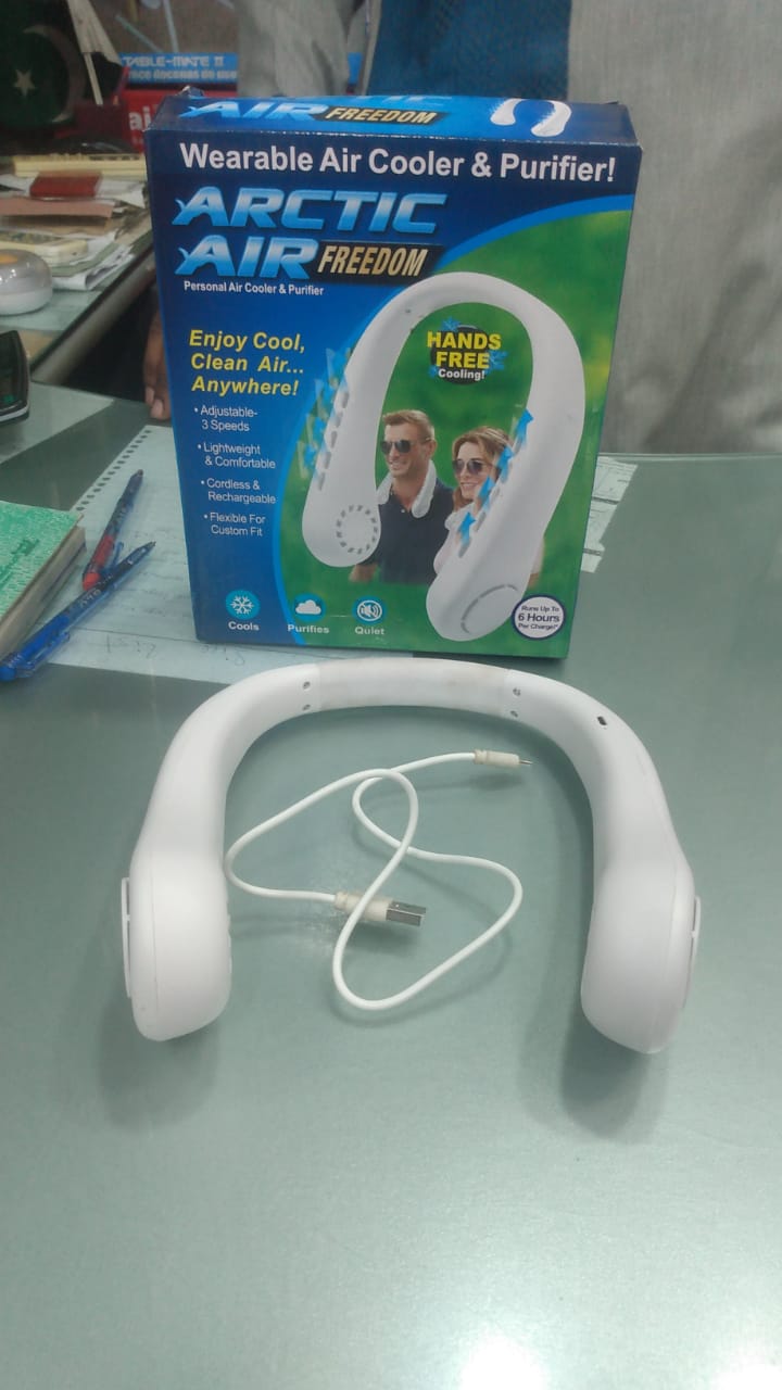 Neck Fan Personal Air Cooler 3 Speed Hand Free Neck Fan(random color )