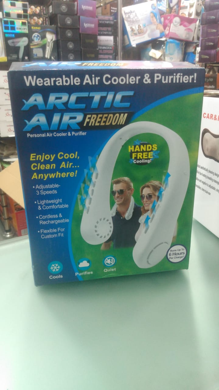 Neck Fan Personal Air Cooler 3 Speed Hand Free Neck Fan(random color )