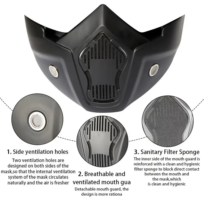 Motorcycle Goggles with Removable Full Face Mask Riding Glasses Dirt Bike ATV Motocross Detachable Eyewear (Random glass Shade)