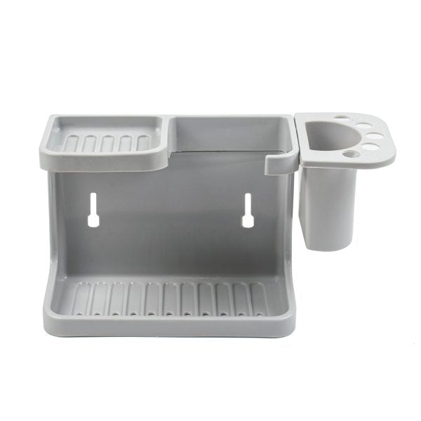 Self-Adhesive Toothpaste & Toothbrush Holder Stand – No Drill, Space-Saving Bathroom Organizer