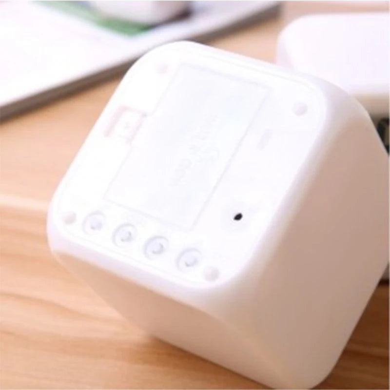 Creative Alarm Clock Sublimation LED Digital Clock 7 Color Changing Light Night Glowing Kids Desk Clock