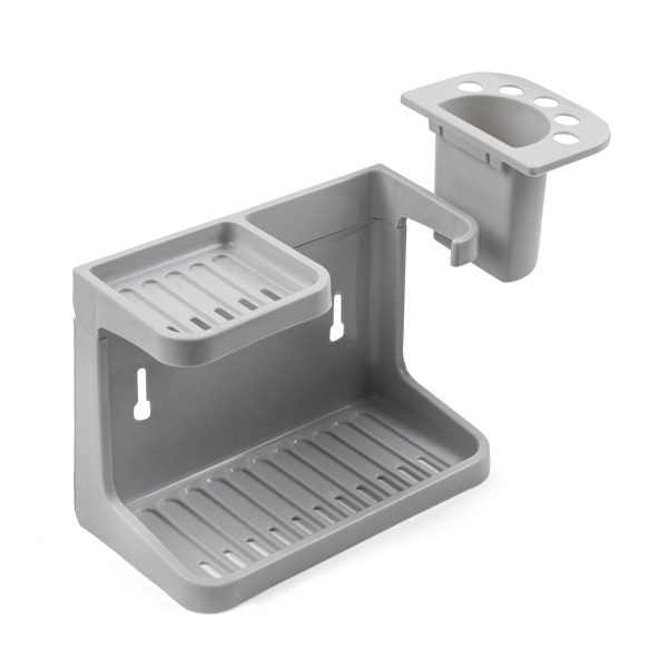 Self-Adhesive Toothpaste & Toothbrush Holder Stand – No Drill, Space-Saving Bathroom Organizer
