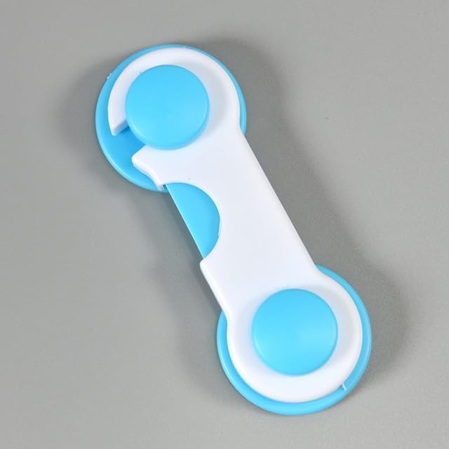 1 Pc - Children Kid Drawer Lock Baby safe Angle Sliding Door Plastic Child safety locks products ( random color )