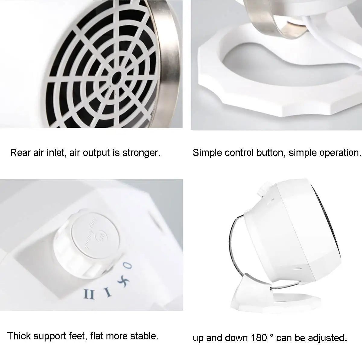 Miniature heater model WG-089..  Flexible 1800W Portable Electric Heater Fan Winter Warm Hot Fan Home Office Winter Warmer(random color )