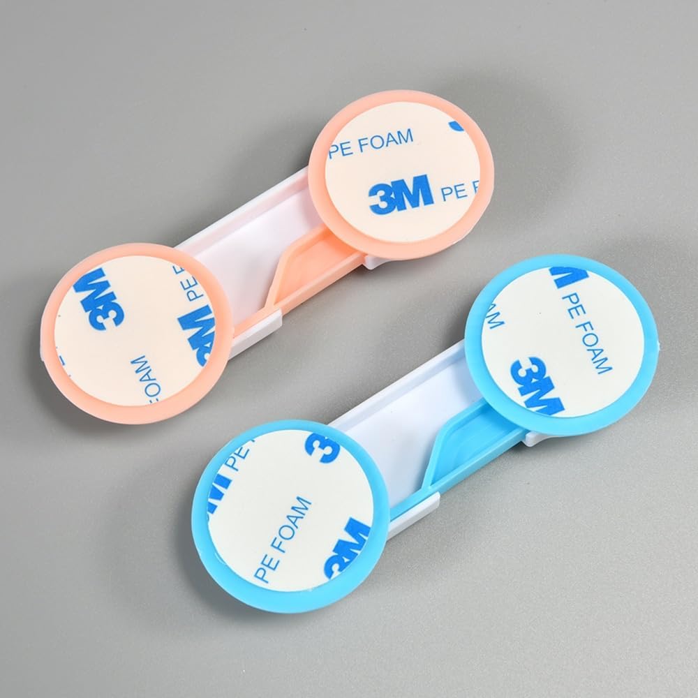 1 Pc - Children Kid Drawer Lock Baby safe Angle Sliding Door Plastic Child safety locks products ( random color )