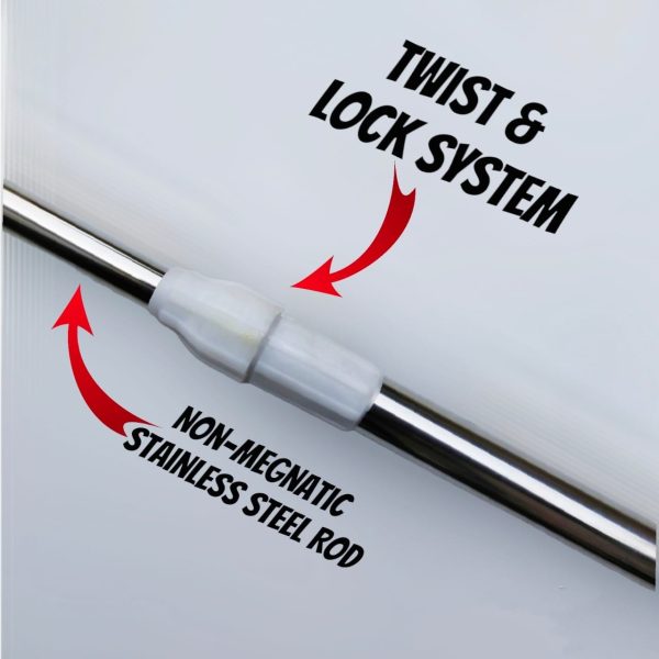 6ft Extendable Solar Panel Cleaning Brush with Water Flow System & Soft Bristle Head