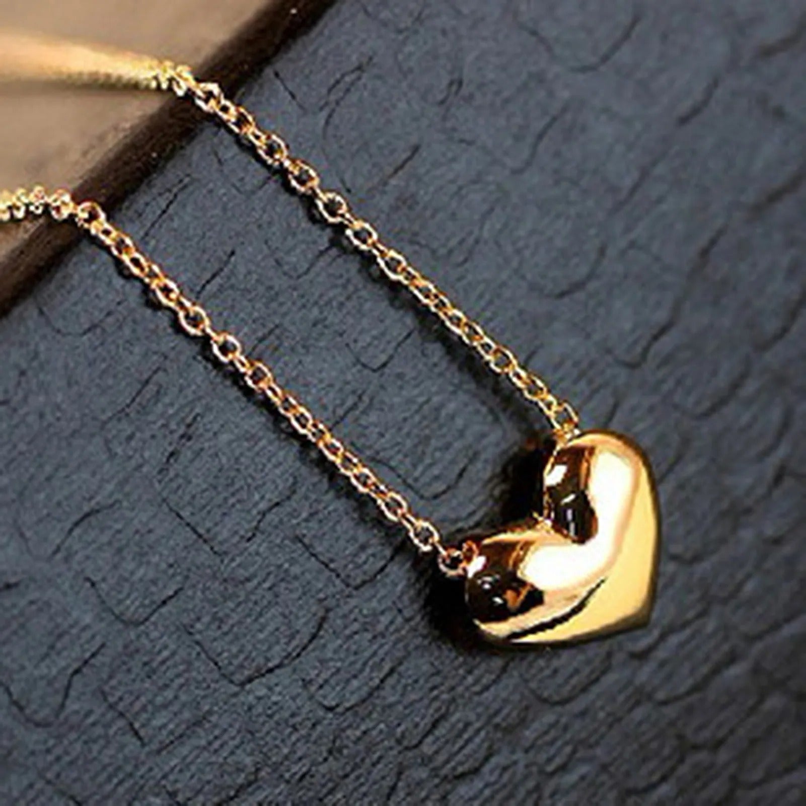 Stainless Steel Heart Shape Necklace |Â  Love Heart Pendant Necklace | Girls &amp; Women Fashion