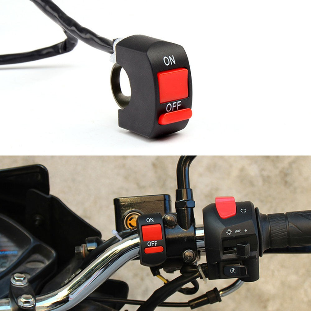 On/Off Handlebar Switch for Motorcycle Universal switch for bike, Extra external on off button