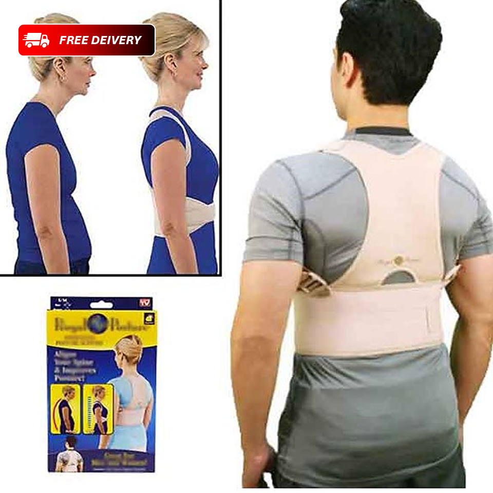 skin color Royal Posturm Spine Support Belt Adjustable Adult Corset Posture Correction Belt Body  Health Care  magnetic inside
