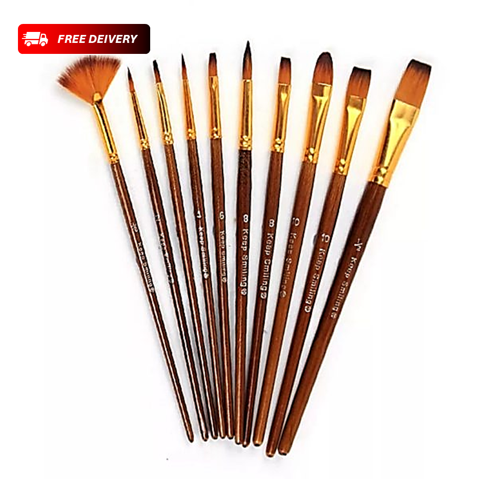 10Pcs Multi Shapes Brush