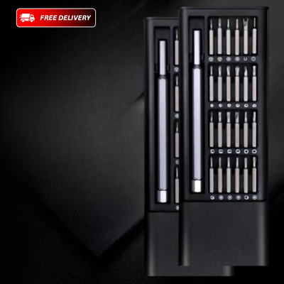 All-in-One Magnetic Precision Screwdriver Kit – 24 Bits for Electronics, Watches & Gadgets