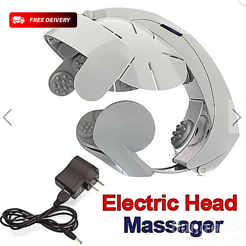 Electromagnet Electric Head Massager Digital Treatment Vibration Head Helmet Health Spa Brain pstress Pain Relief Massage Relax Easy Acupuncture Point