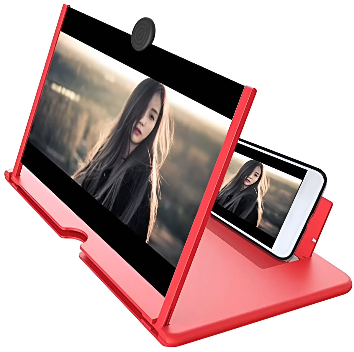 Mobile Screen Magnifier | Magnify the mobile Screen for large display - 7 inch (Random color )