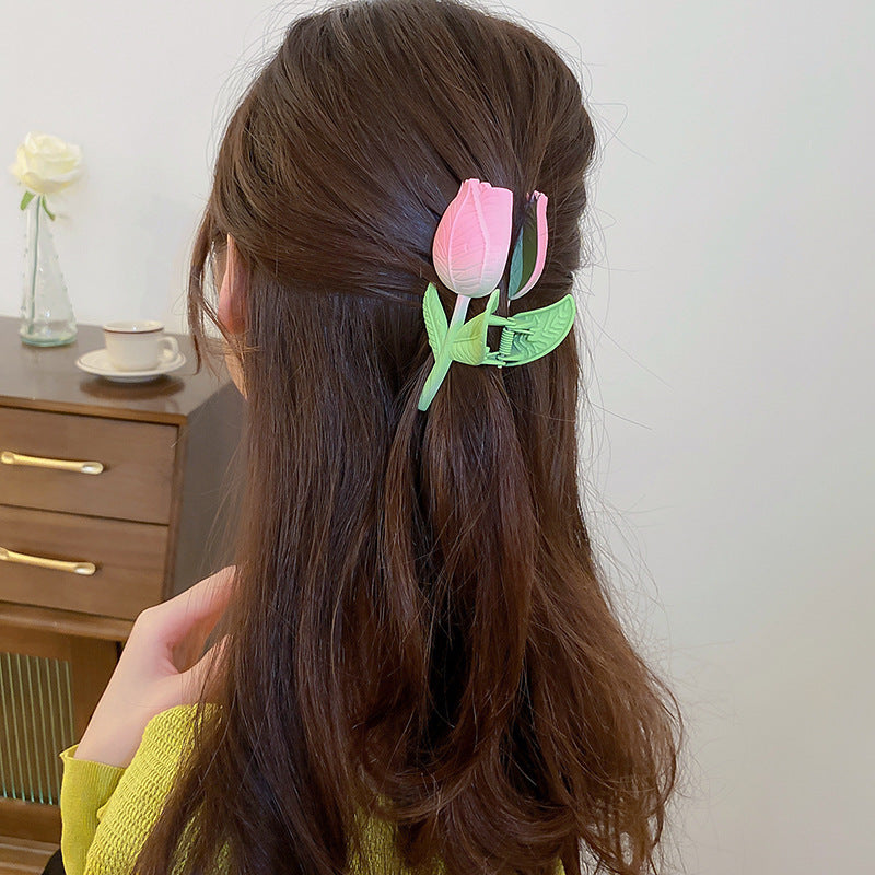 Pack Off 01 Flower Girl Hair Clip | Hair Clip For Women | Best Quality Hair Clip | Catcher For Women &amp; Girls ( Standard Large Size)