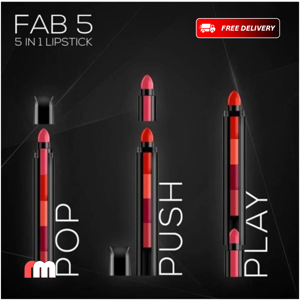5 in 1 Lipstick Pen Huda Beauty Nude Shades