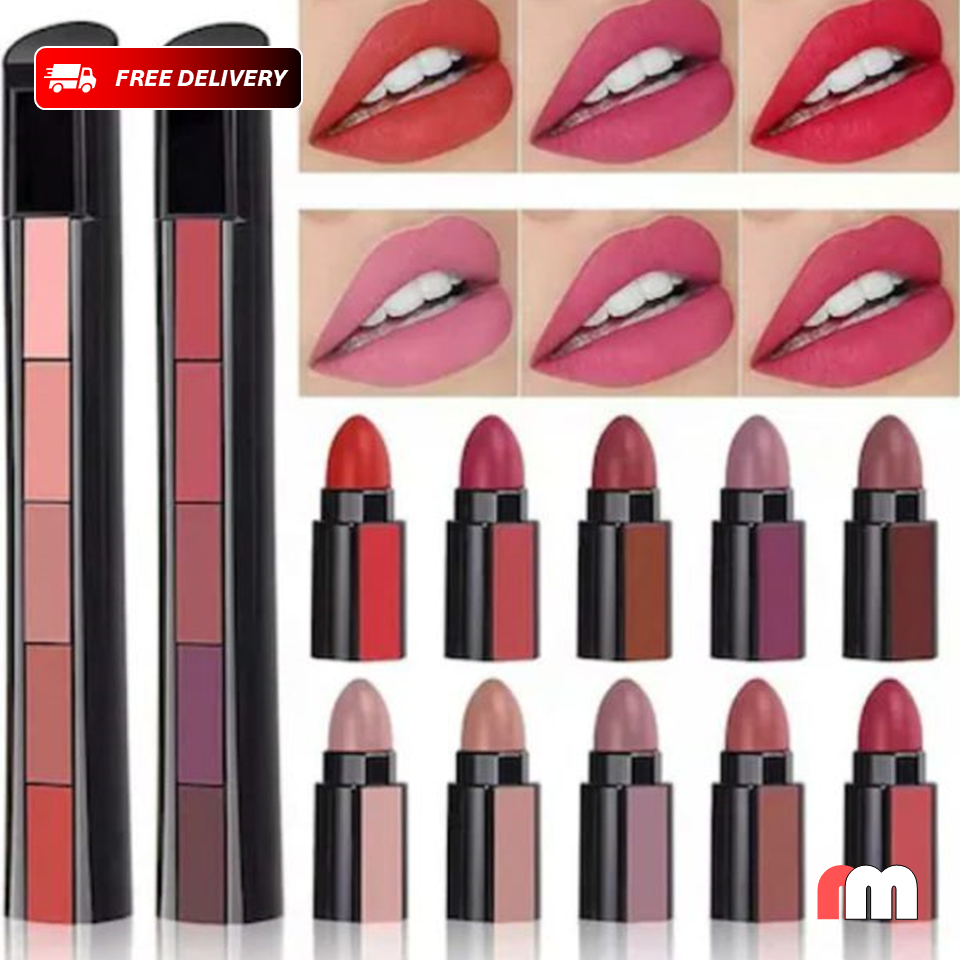 5 in 1 Lipstick Pen Huda Beauty Nude Shades