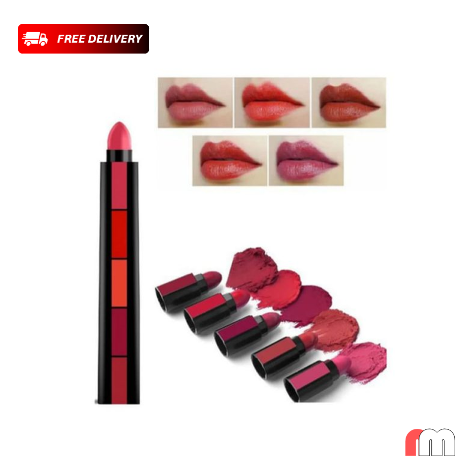 5 in 1 Lipstick Pen Huda Beauty Nude Shades