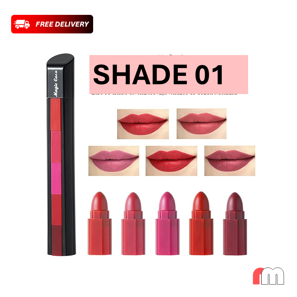 5 in 1 Lipstick Pen Huda Beauty Nude Shades