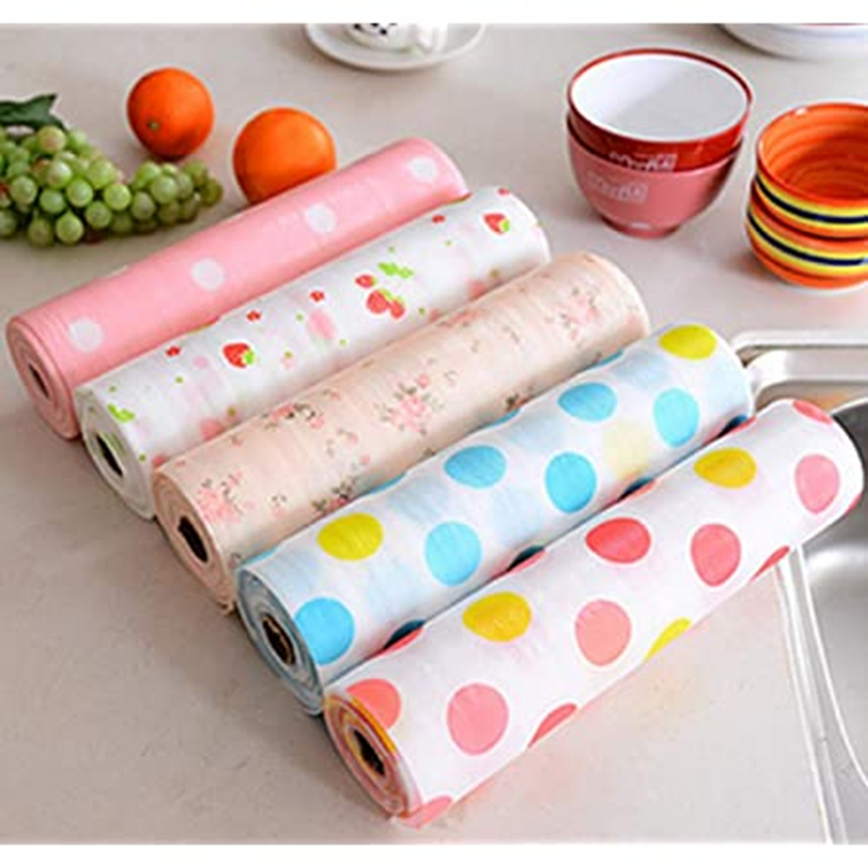 Polka Kitchen Foamic Sheet Roll – Antibacterial Non-Slip Liner