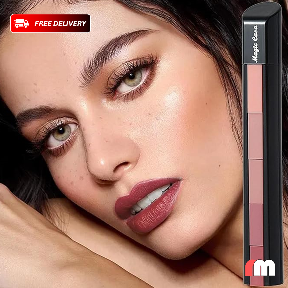 5 in 1 Lipstick Pen Huda Beauty Nude Shades