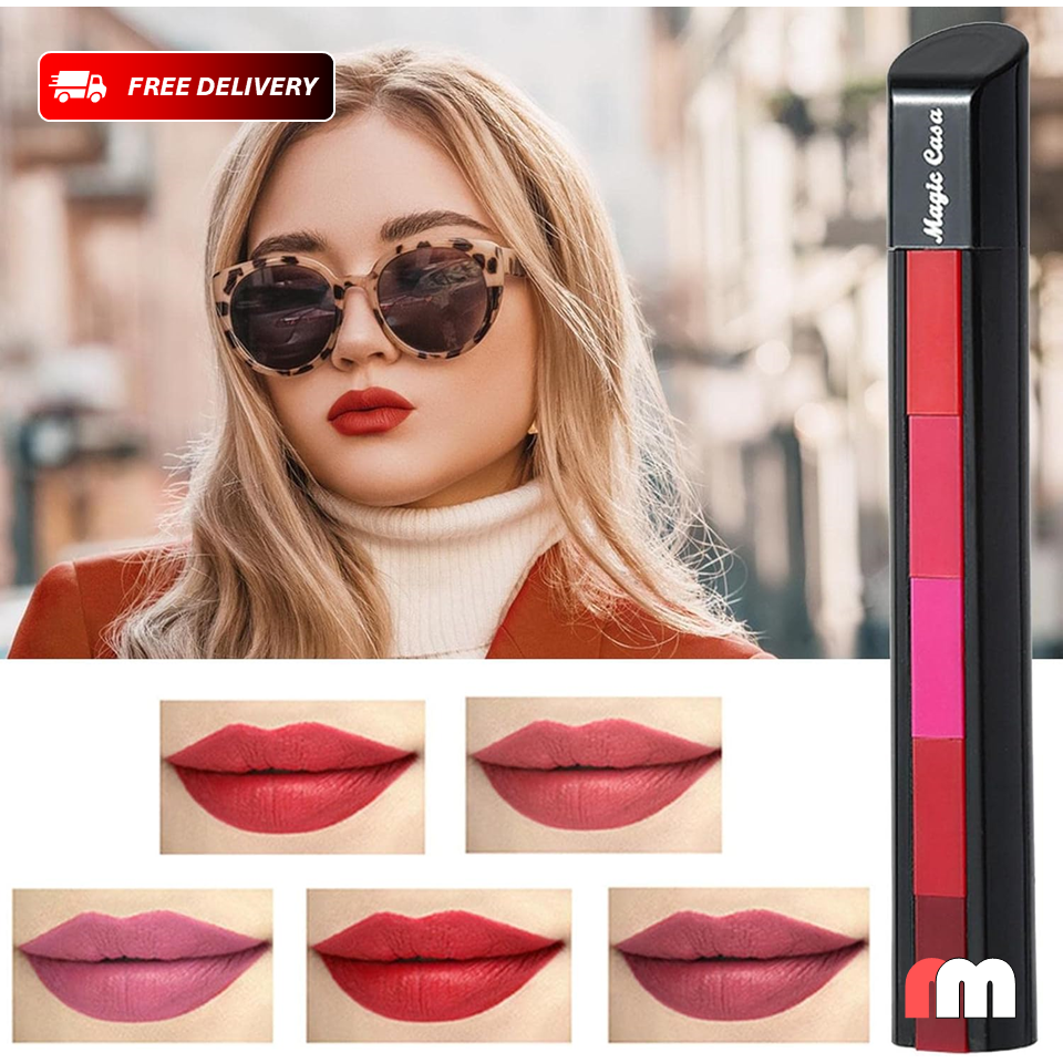 5 in 1 Lipstick Pen Huda Beauty Nude Shades