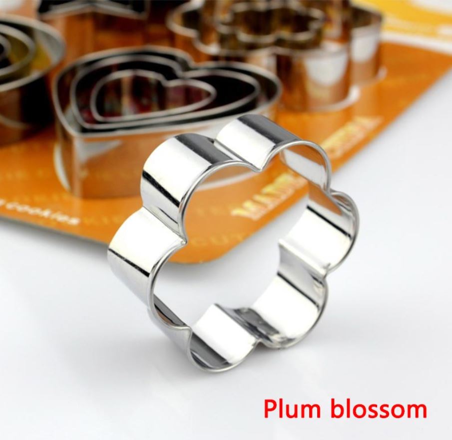 12 pcs, stainless steel cookie cutter, DIY, cookie cutter, star, heart, cutter, baking dish, new cake tool, fried egg, shaper, kitchen mold tool