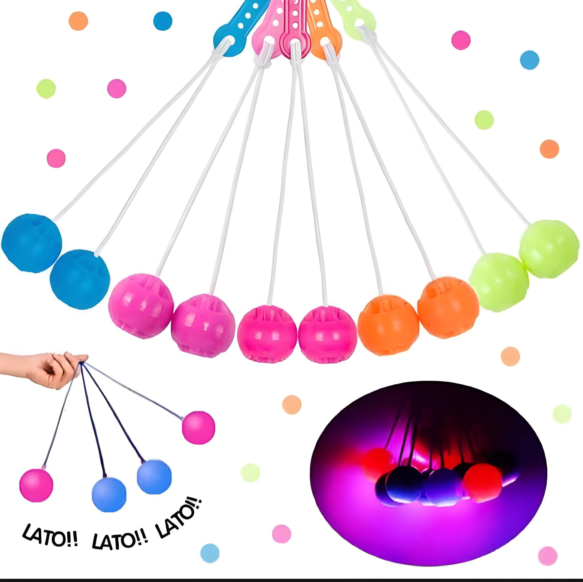 3 packet tak tak clacker ball | china ball | pack of 3 pair ( 6 balls ) for kids and adults (Random Color)