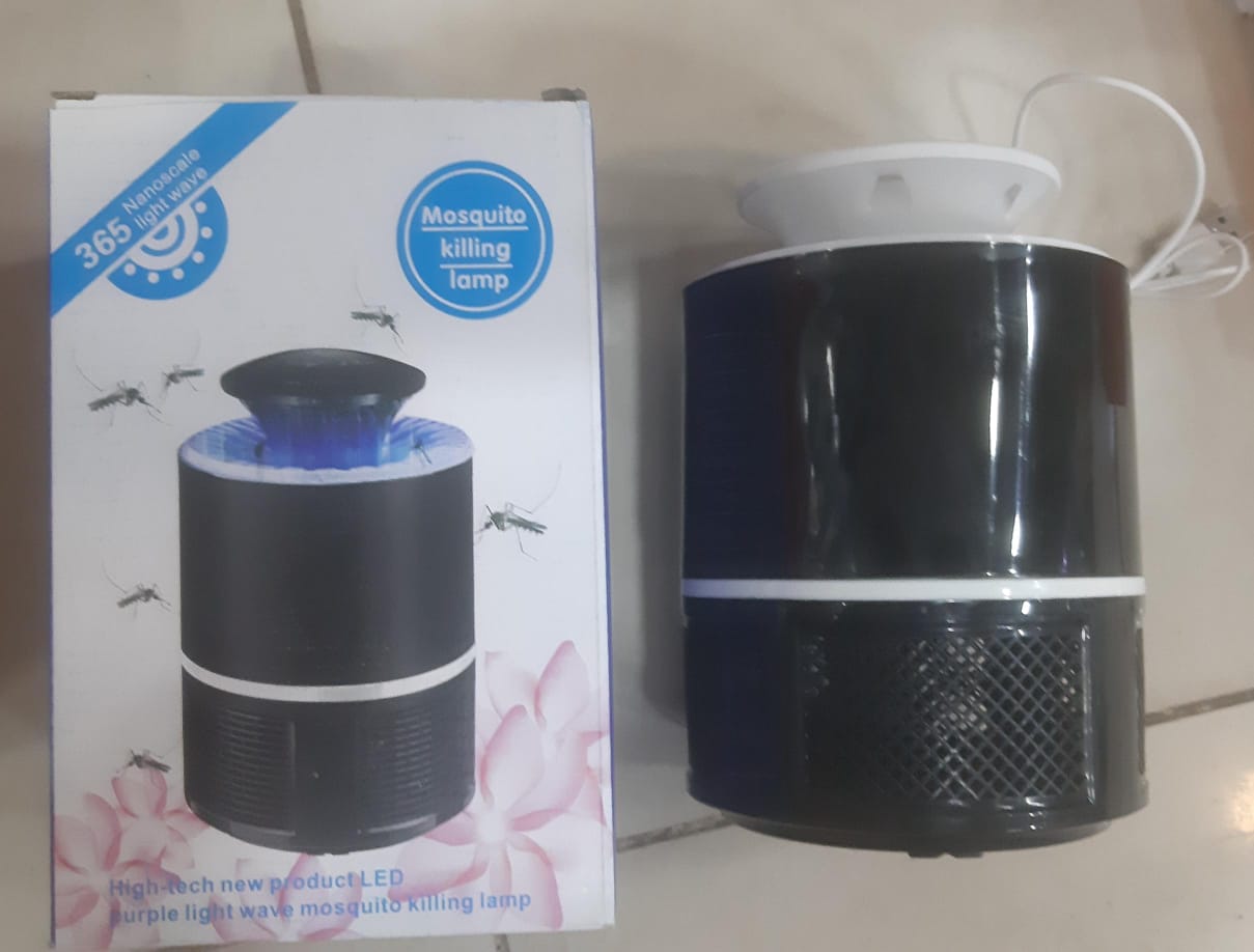 Mosquito Trap with Killer Lamp | Eco Friendly Chemical Free USB Connected UV LED Light Fly Bug Di-Speller with Suction Fan Repellent Lamp (Random color)