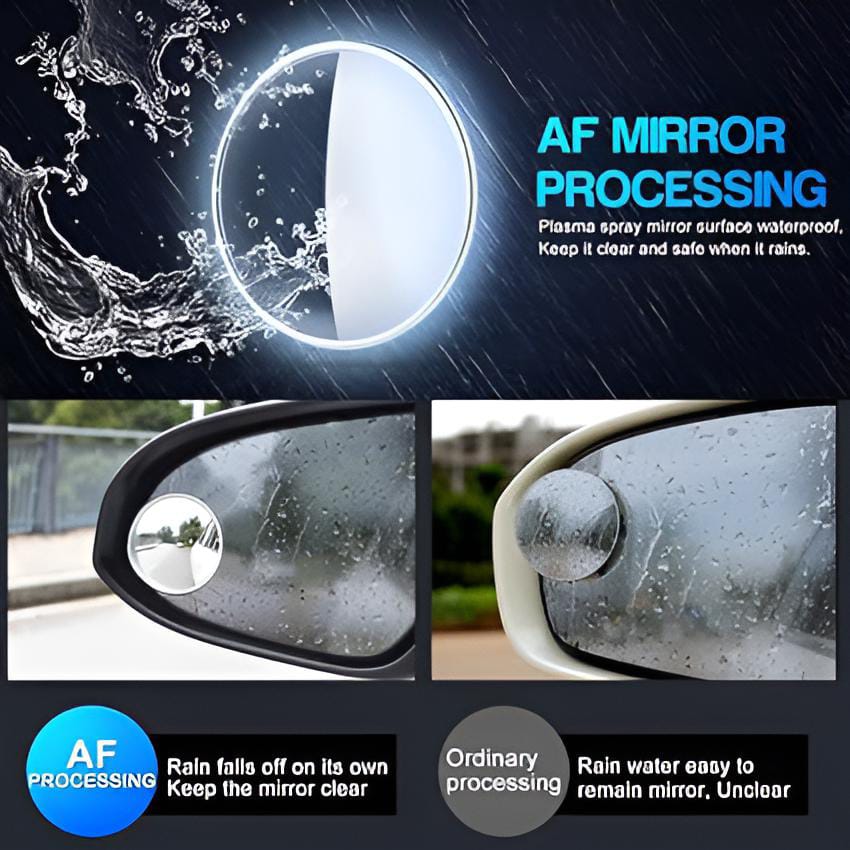 Pack of 2 PCs Round view mirror blind spot wide- angel lens - 2 PCs