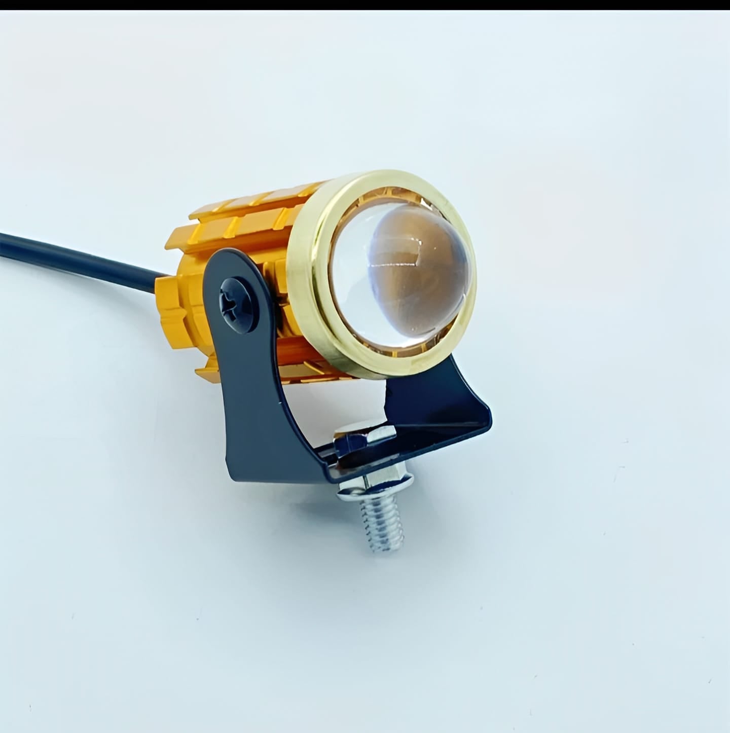 New Mini Driving Fog Light for All Motorcycle, Cars, Jeep 4 Functions White,Yellow,,Combo And Flasher Lens Projectors Auxiliary Light(Random Color)