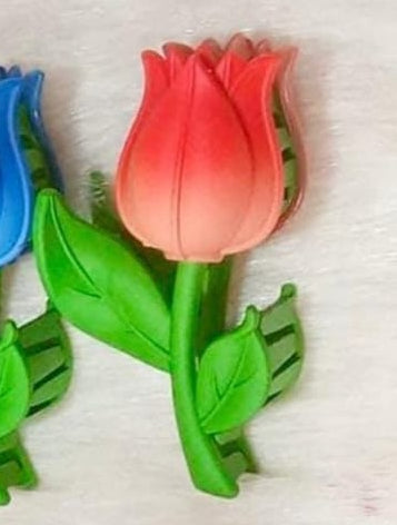 Pack Off 01 Flower Girl Hair Clip | Hair Clip For Women | Best Quality Hair Clip | Catcher For Women &amp; Girls ( Standard Large Size)