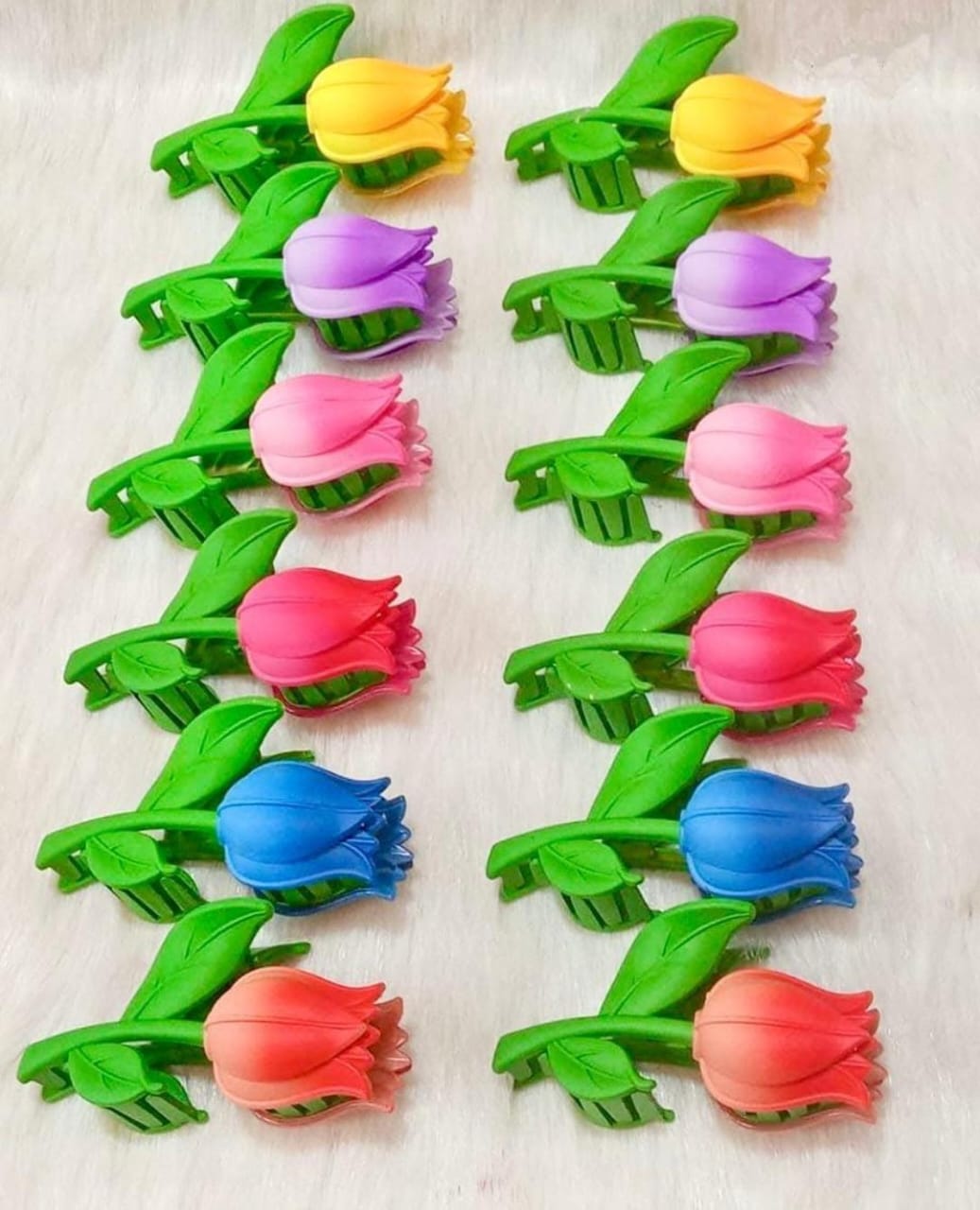 Pack Off 01 Flower Girl Hair Clip | Hair Clip For Women | Best Quality Hair Clip | Catcher For Women &amp; Girls ( Standard Large Size)