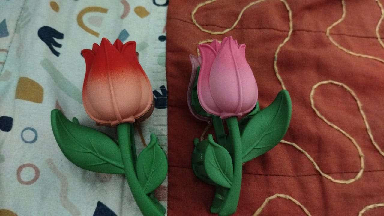 Pack Off 01 Flower Girl Hair Clip | Hair Clip For Women | Best Quality Hair Clip | Catcher For Women &amp; Girls ( Standard Large Size)