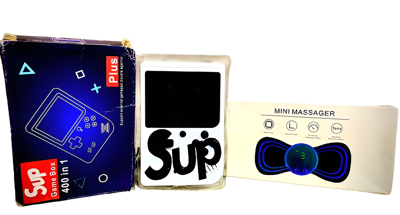 14 August deal pack of 2 - Sup Game 400 in 1 &amp; Ems Butterfly Massager