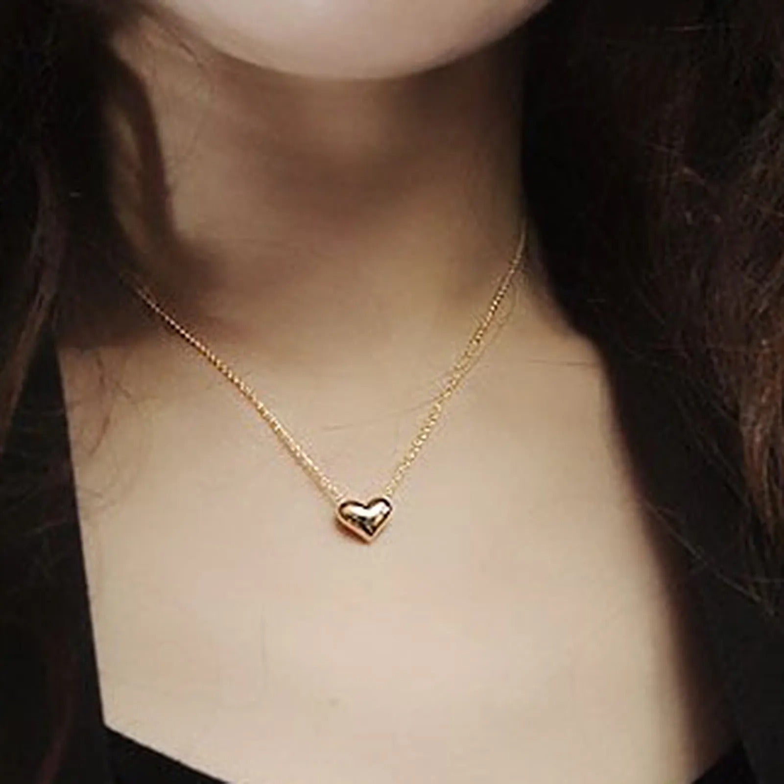 Stainless Steel Heart Shape Necklace |Â  Love Heart Pendant Necklace | Girls &amp; Women Fashion