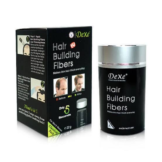 14 august deal pack of 2 - Black Hair Dexe Hair Building Fibers 22g &amp; Mushroom Led Night Light